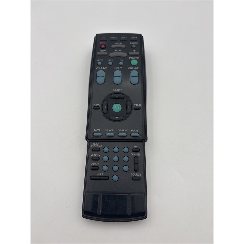 Mitsubishi 290P034A10 TV Remote Control Genuine OEM Tested Made in Japan Black
